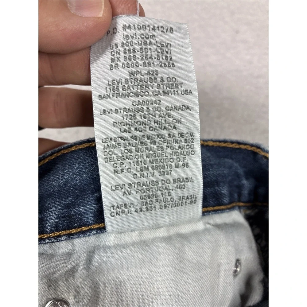 Levis 527 Mens Jeans 33x32 Blue Bootcut Fit Medium Wash Denim Classic City Biker